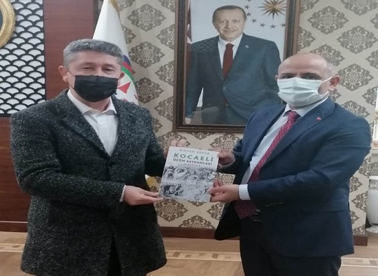 Tarihçi Şükür,Körfez Belediye başkanını bilgilendirdi
