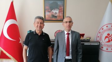 Şükür’den İlçe Spor Müdürü Tatoğlu’na Ziyaret
