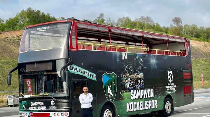 Şampiyonluk otobüsü kutlamalara hazır