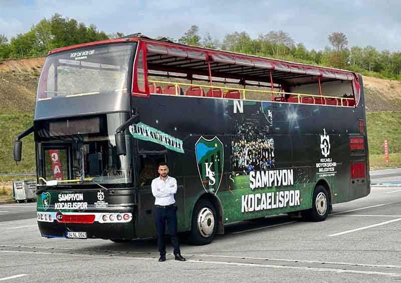 Şampiyonluk otobüsü kutlamalara hazır