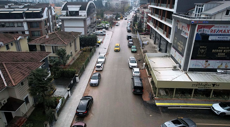Şehit Ergün Köncü Caddesi’nde yoğun imalat