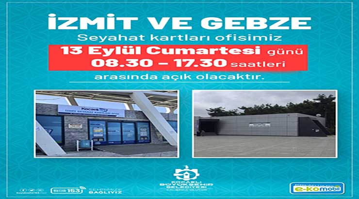 Seyahat Kart Ofisleri’nde  cumartesi mesaisine devam