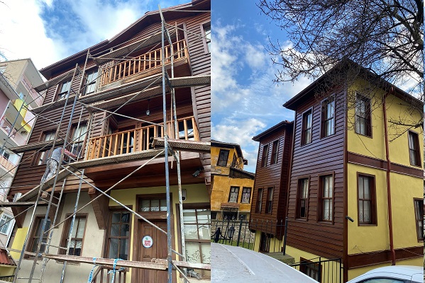 Tarihi Konağın Orjinal Dokusu Korunuyor