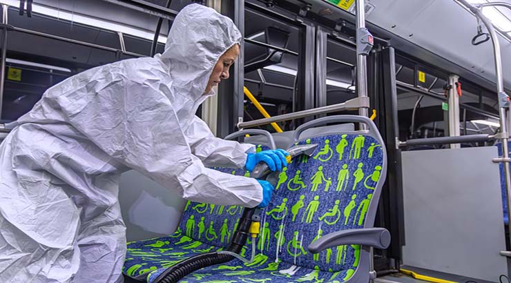 UlaşımPark otobüslerinde hijyen ön planda