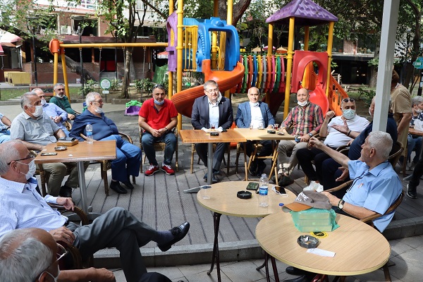 Partinin çınarları ile bir araya geldiler