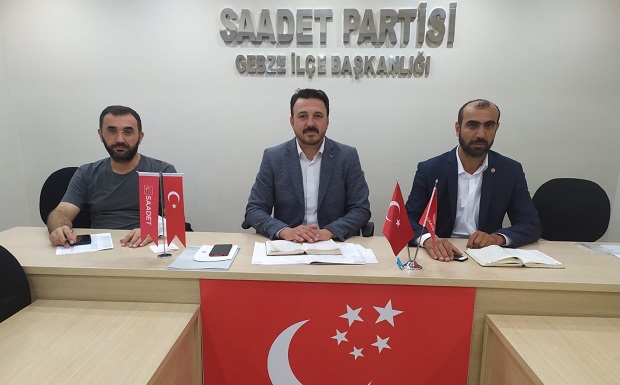 “Saadet Partimizin kuruluşunun 19. yıl dönümü”