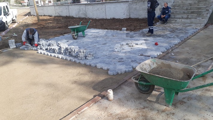 Karaabdülbakili çocukları sevindiren çalışma