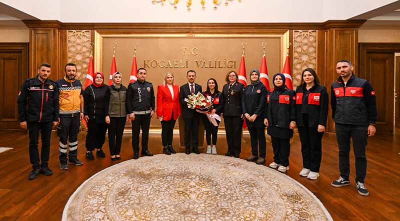 112 Acil Çağrı Müdürlüğünden Vali Aktaş’a Ziyaret