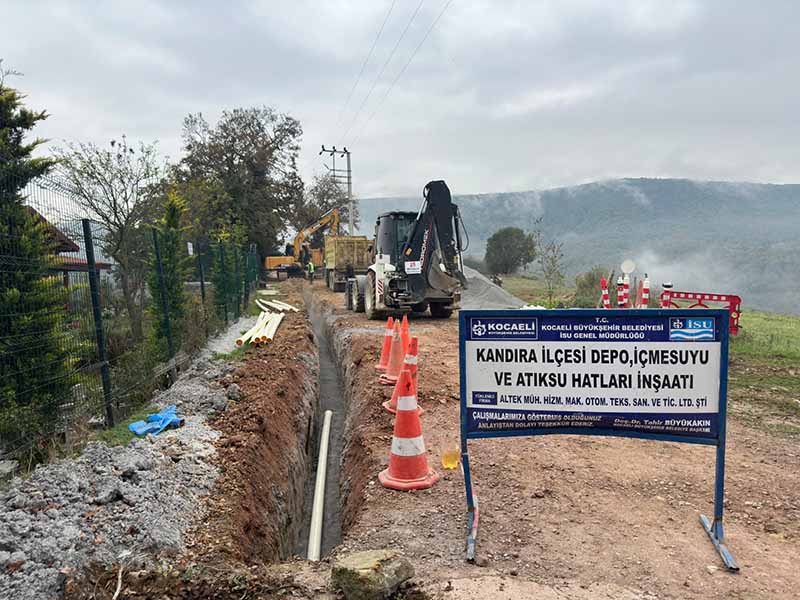 İSU, 2024 YILINDA KANDIRA’YA 422 MİLYON TL YATIRIM GERÇEKLEŞTİRDİ