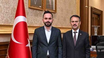 AK Parti Gençlik Kolları MKYK Üyesi Hamza Tekin, Vali İlhami Aktaş’ı Ziyaret Etti
