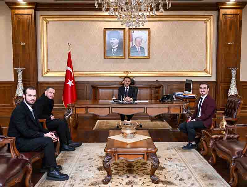 Kocaeli Üniversitesi Suriyeli Öğrenciler Birliğinden Vali Aktaş’a Ziyaret