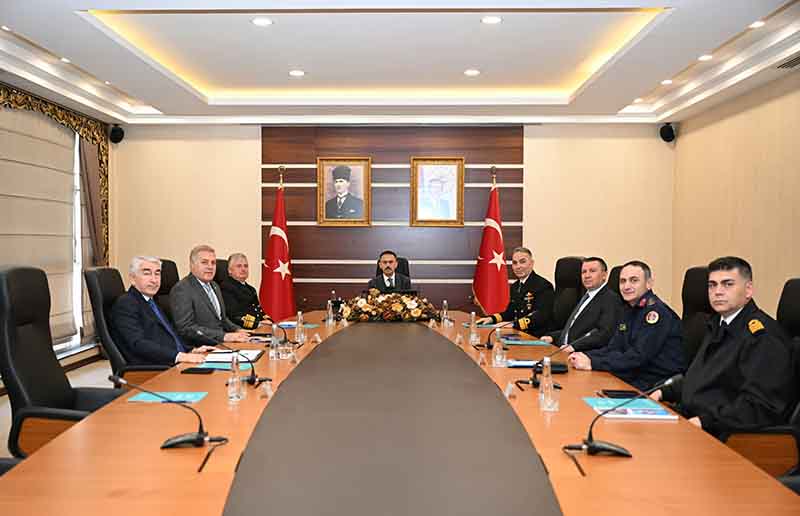 Vali Aktaş Başkanlığında İl Güvenlik ve Asayiş Koordinasyon Toplantısı Gerçekleştirildi