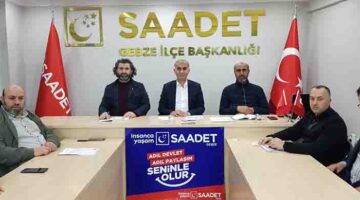 Saadet Partisi Gebze İlçe Teşkilatı’ndan Basın Açıklaması