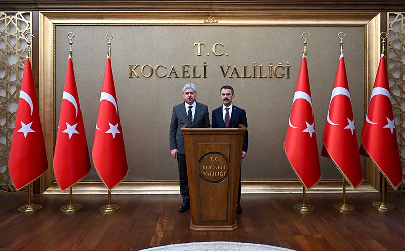 Sakarya Valisi Rahmi Doğan, Vali İlhami Aktaş’ı Ziyaret Etti