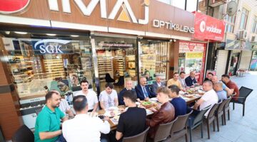 BAŞKAN BÜYÜKGÖZ ESKİÇARŞI ESNAFIYLA BULUŞTU