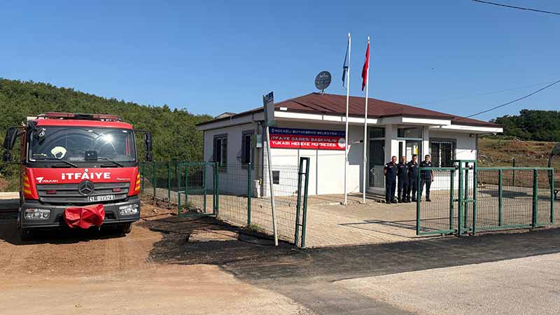 Yukarı Hereke itfaiye binası hizmete girdi