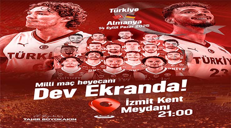 Büyükşehir, Almanya maçını dev ekranda yayınlayacak; Yürekler 12 Dev Adam için Kent Meydanı’nda atacak