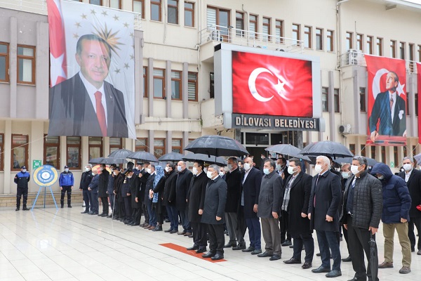 Dilovası’nda Şehitleri Anma Töreni
