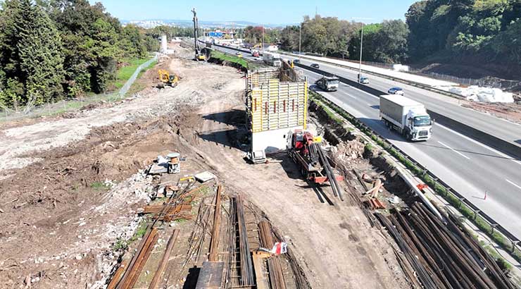 Hızla ilerleyen Başiskele Kavşağı Projesi’nde yeni aşama: