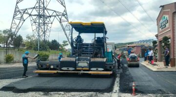 Kent Mezarlığı’nda yollar ve otopark asfaltlandı