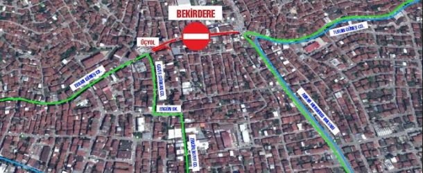 Bekirdere Üçyol’da Yol Güzergah Değişti!