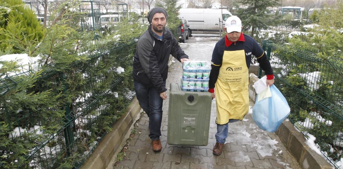 Gebzelilerin acı gününde yanında