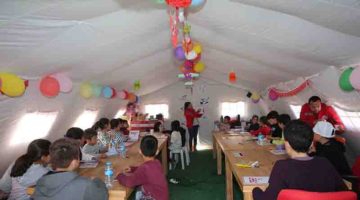 Defne’deki Çadır Kent Sosyal Yaşam Alanına Dönüştü