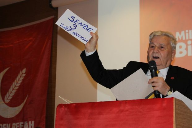“Eskihisar’da ki bir otelde kuruldu, Beştepe’ de yıkılacak”