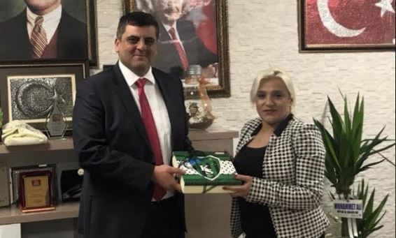 DSP’den Ak Parti’ye Hayırlı Olsun Ziyareti