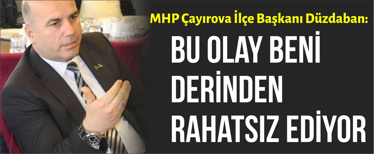 Bu Olay Beni Derinden Rahatsız Ediyor