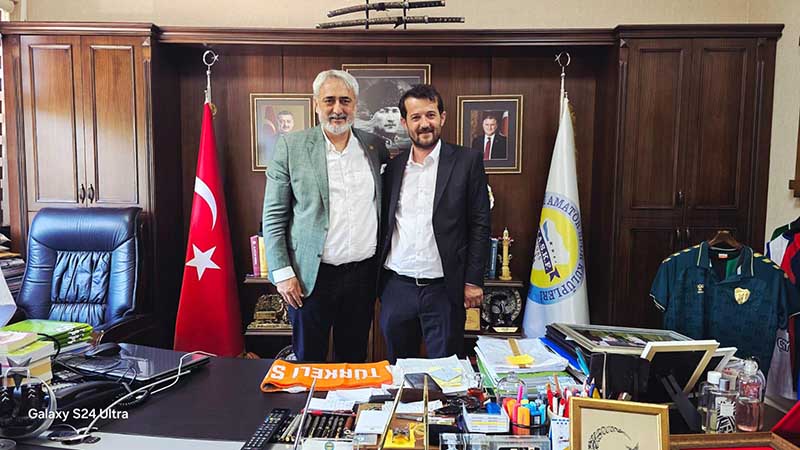 Darıca Türkelispor’dan Aydın’a tebrik ziyareti
