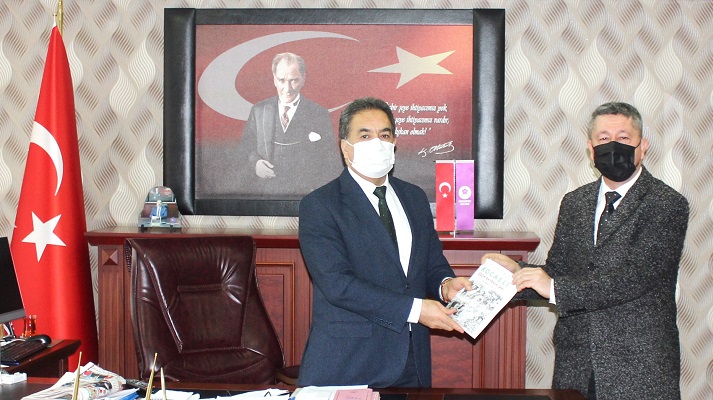 Tarihçi Şükür, Kaymakam Güler’i ziyaret etti