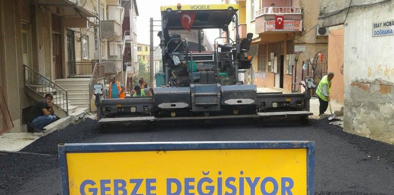 Gebze Fen işlerinde yoğun tempo