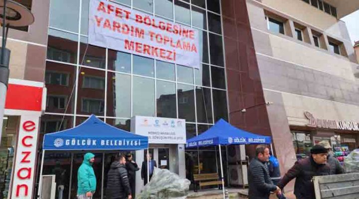 Gölcük Belediyesi Deprem Bölgesi İçin Yardım Kampanyası Başlattı