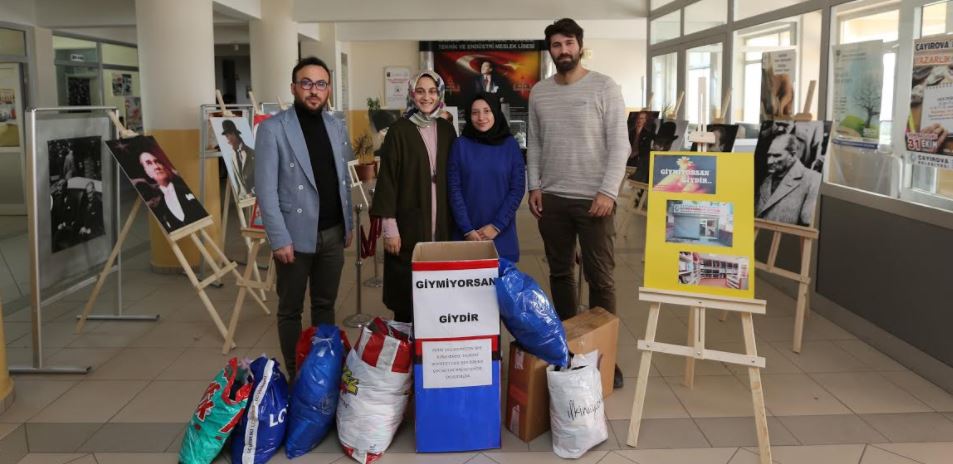 Giymiyorsan Giydir Projesine Destek