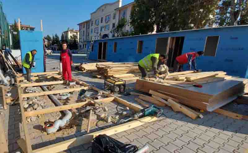 Hatay’da Ahşap Ev Yapımı