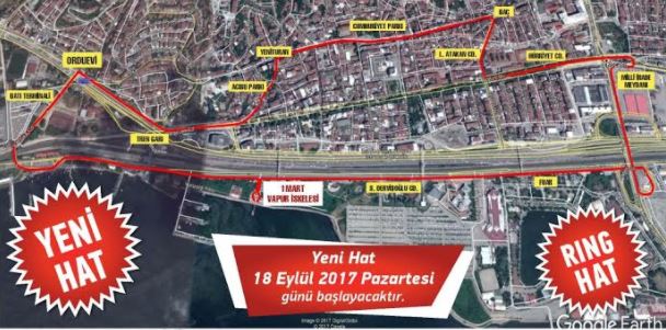 Toplu Taşımada kara ve deniz hatları buluşuyor