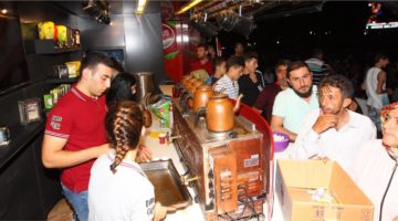 İftar sonrası Gebzelilere ikramlar
