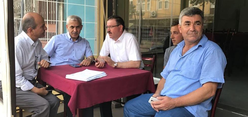 Bayram, altyapı çalışmalarını yerinde inceledi