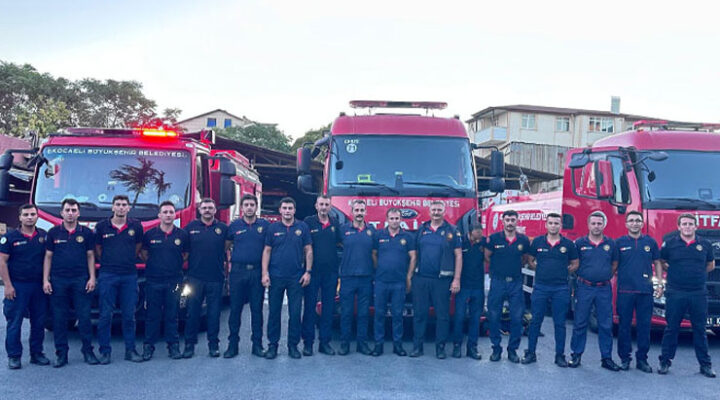Kocaeli İtfaiyesi  Çanakkale’ye gitti