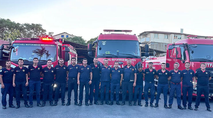 Kocaeli İtfaiyesi Çanakkale’ye gitti