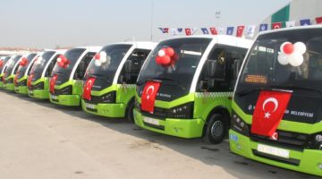 24 yeni jest otobüs hizmete alındı