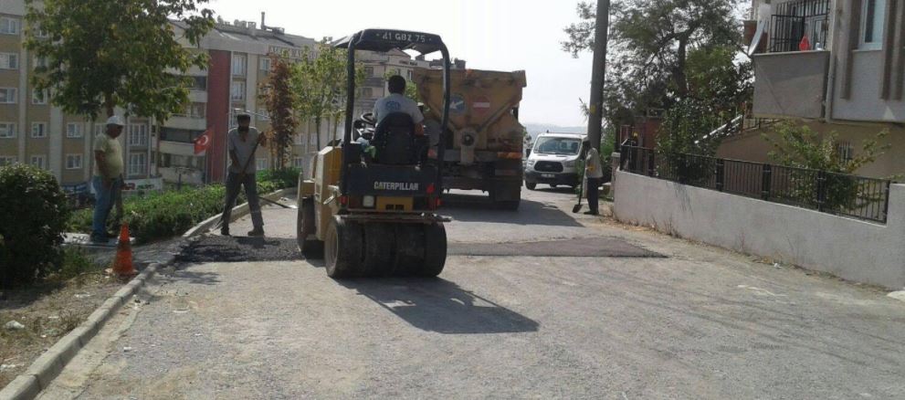 Gebze’de yollar kışa hazırlanıyor