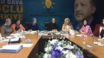 AK Partili Kadınlar Kolları Sıvadı