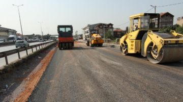 Köseköy Kavşağı’nın Kuzey Yan Yolu yapılıyor