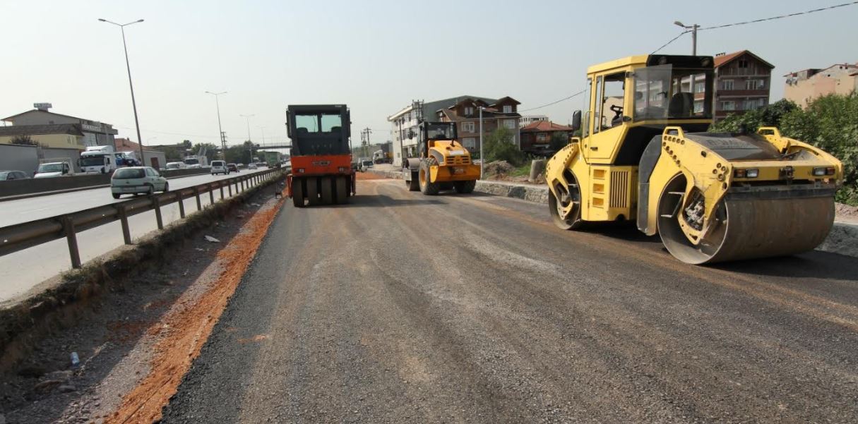 Köseköy Kavşağı’nın Kuzey Yan Yolu yapılıyor