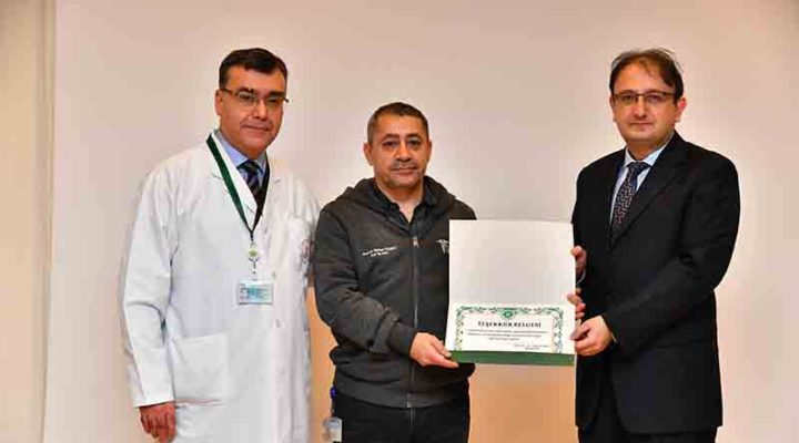 KOÜ’nün Gönüllü Sağlıkçılarına Teşekkür Edildi