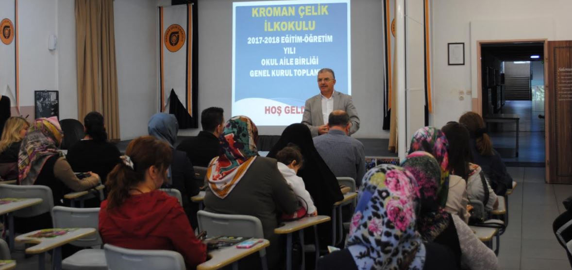 Kroman Çelik’te okul aile birliği seçildi