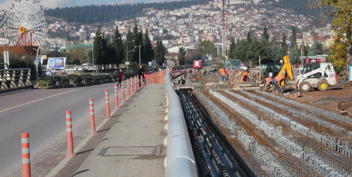 İlave Yol ve Köprü Çalışması Hız Kesmiyor