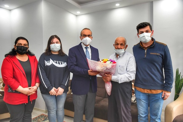 Kahraman Gazilerimizin evlerine misafir oldular